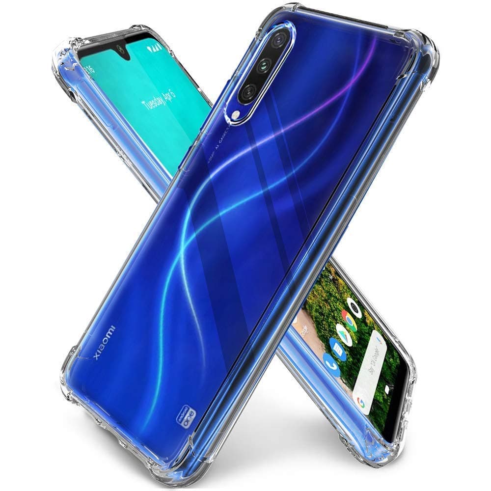 VALUEACTIVE Accessories For All Protective Anti Shockproof Back Cover Case for Xiaomi Mi A3 (Transparent)