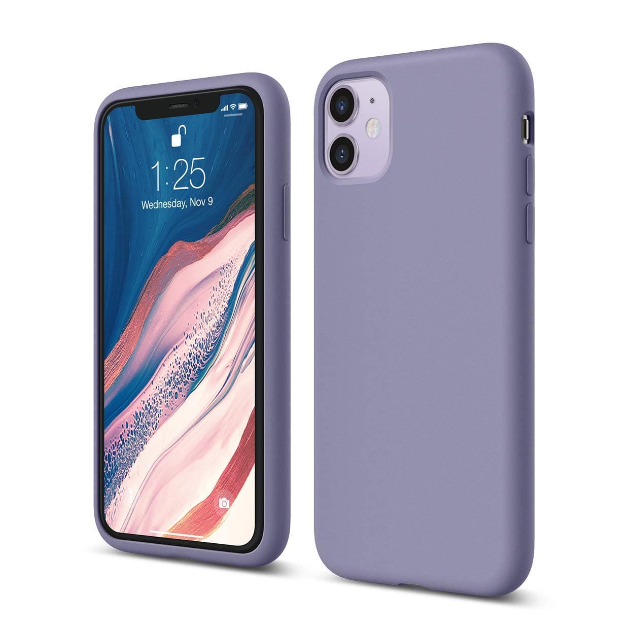 NC iPhone 11 Case Silicon Gel Bumper Cover Case Full Body Slim Soft Microfiber Lining Drop Protective Case