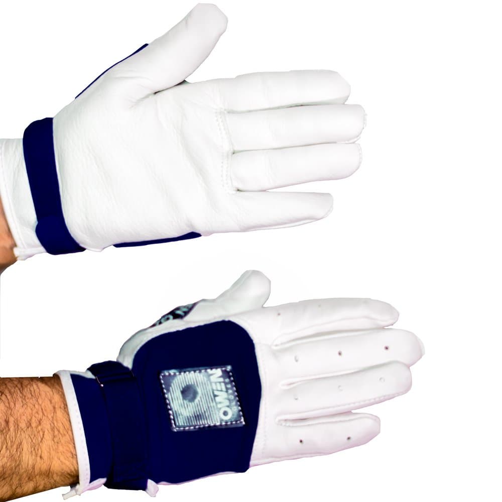 Owen Handball Gloves (Navy, Large)