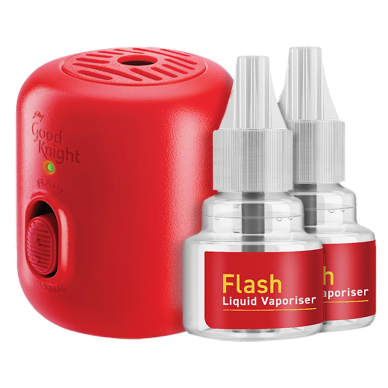 Flash Liquid Vapourizer | Mosquito Repellent Combo Pack | Machine + Pack of 2 Refills (45ml Each)