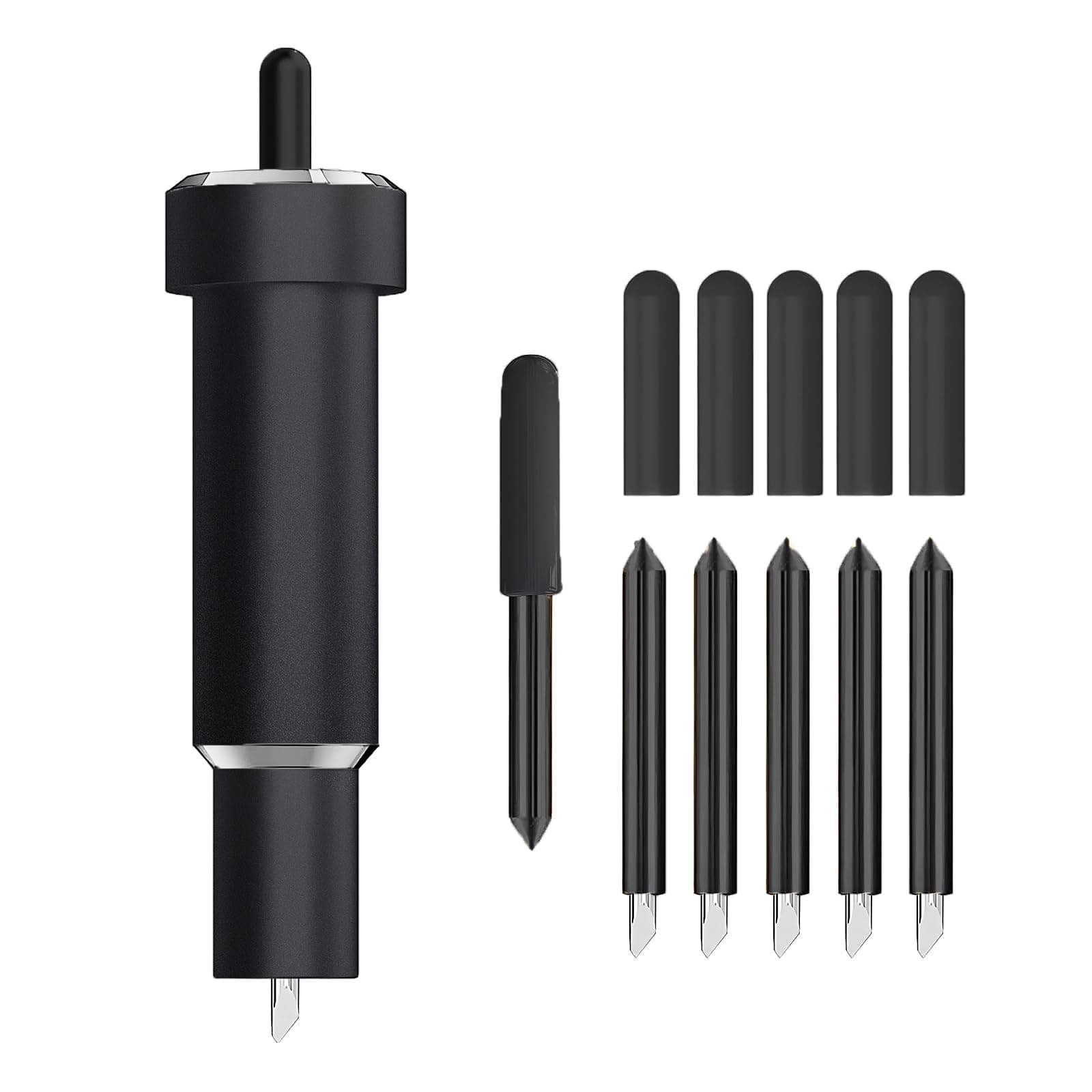 Deep Cut Blade for Maker 3/4/Maker/Explore 3/4/Air 2/Air/One/Venture,60° Deep Point Blade and Housing for Cutting Metallic/Genuine Leather, Craft/EVA Foam, Aluminum Foil, Magnetic Sheet,Etc