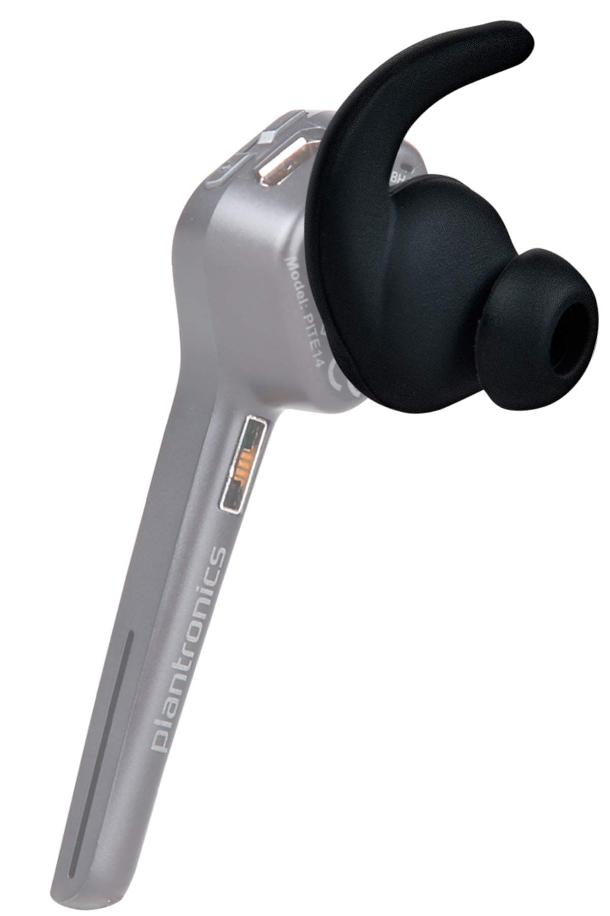 Eartip Upgrade Replacement Compatible with Plantronics Poly Voyager 3200 / Edge (Fits Plantronics Explorer/Marque/Discovery/M Series Headsets) (Left Ear, 3pc S/M/L Mix Pack)