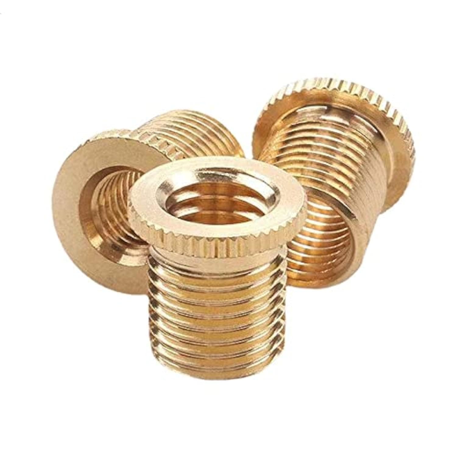 3PCS Shift Knob Thread Adapters Universal M8 X 1.25, M10 X 1.25, M10 X 1.5 ID (to M12 X 1.25 OD) Thread Gear Shifter Knob Screw HTRACING