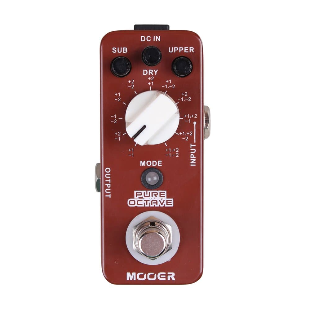 MOOER Pure Octave Precise polyphonic octave effects with no distorted sound