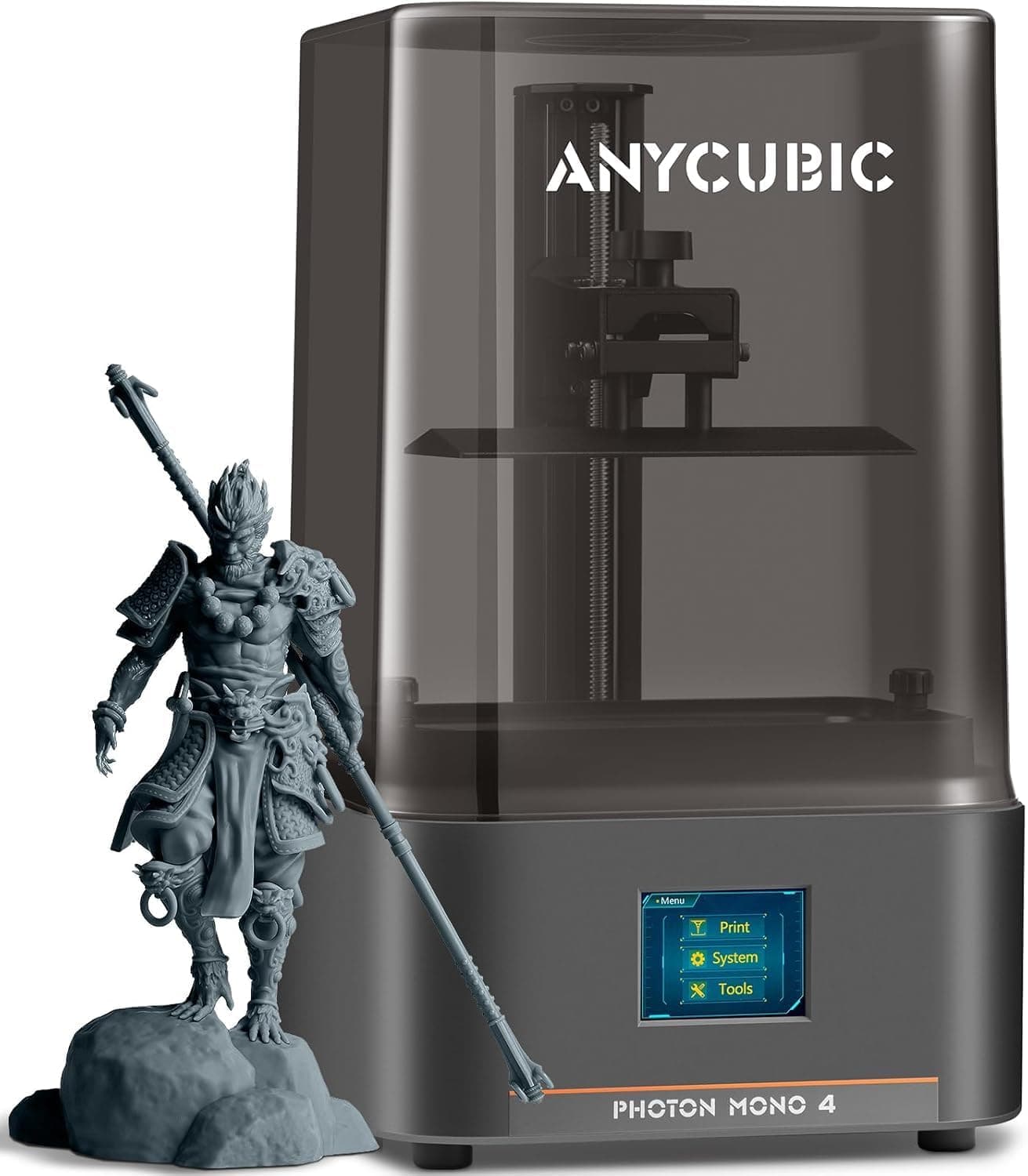 ANYCUBIC Photon Mono 4 10K 3D Printer with 7 Inch Monochrome LCD Screen, Print Speed 70 mm/h (High Speed Resin), Print Size 153.4 x 87 x 165 mm