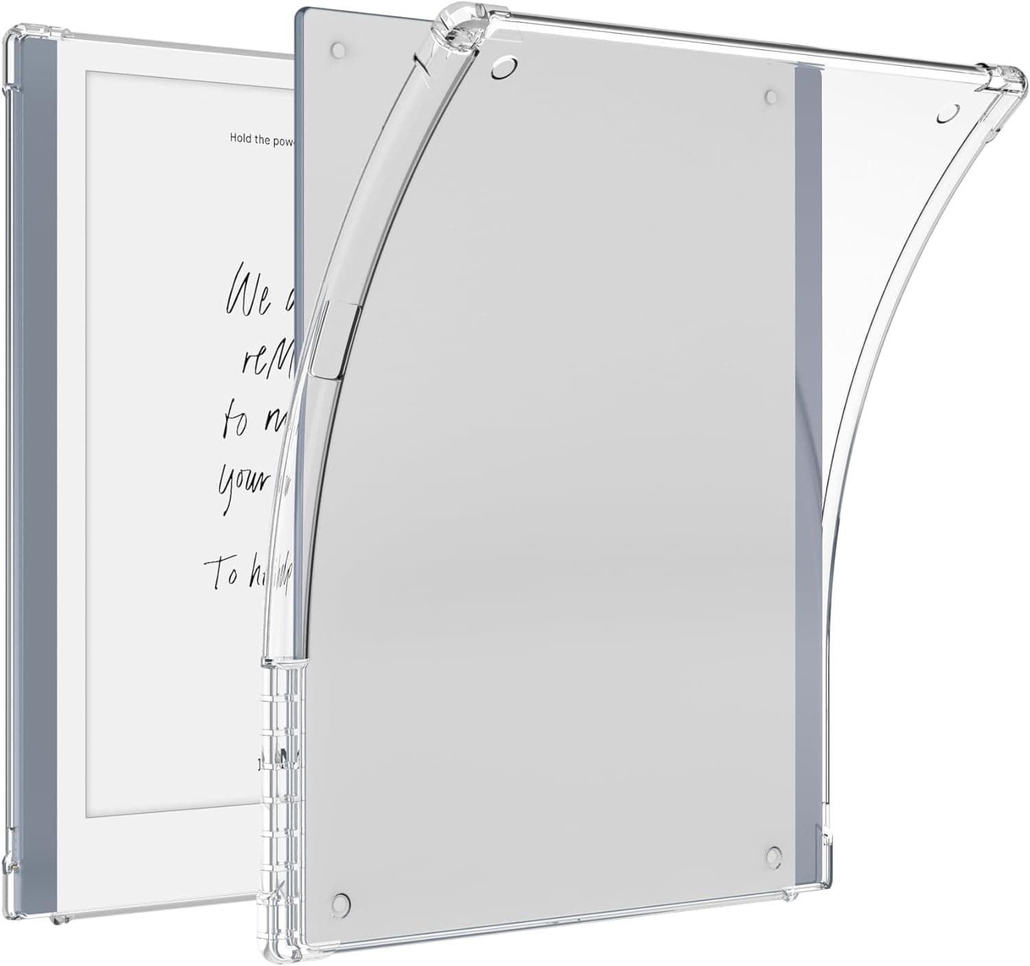 Clear Case for Remarkable 2 Tablet (10.3-inch,2020 Released) - Ultra-Thin Lightweight Transparent Silicone Flexible Soft Back Cover with Pen Holder