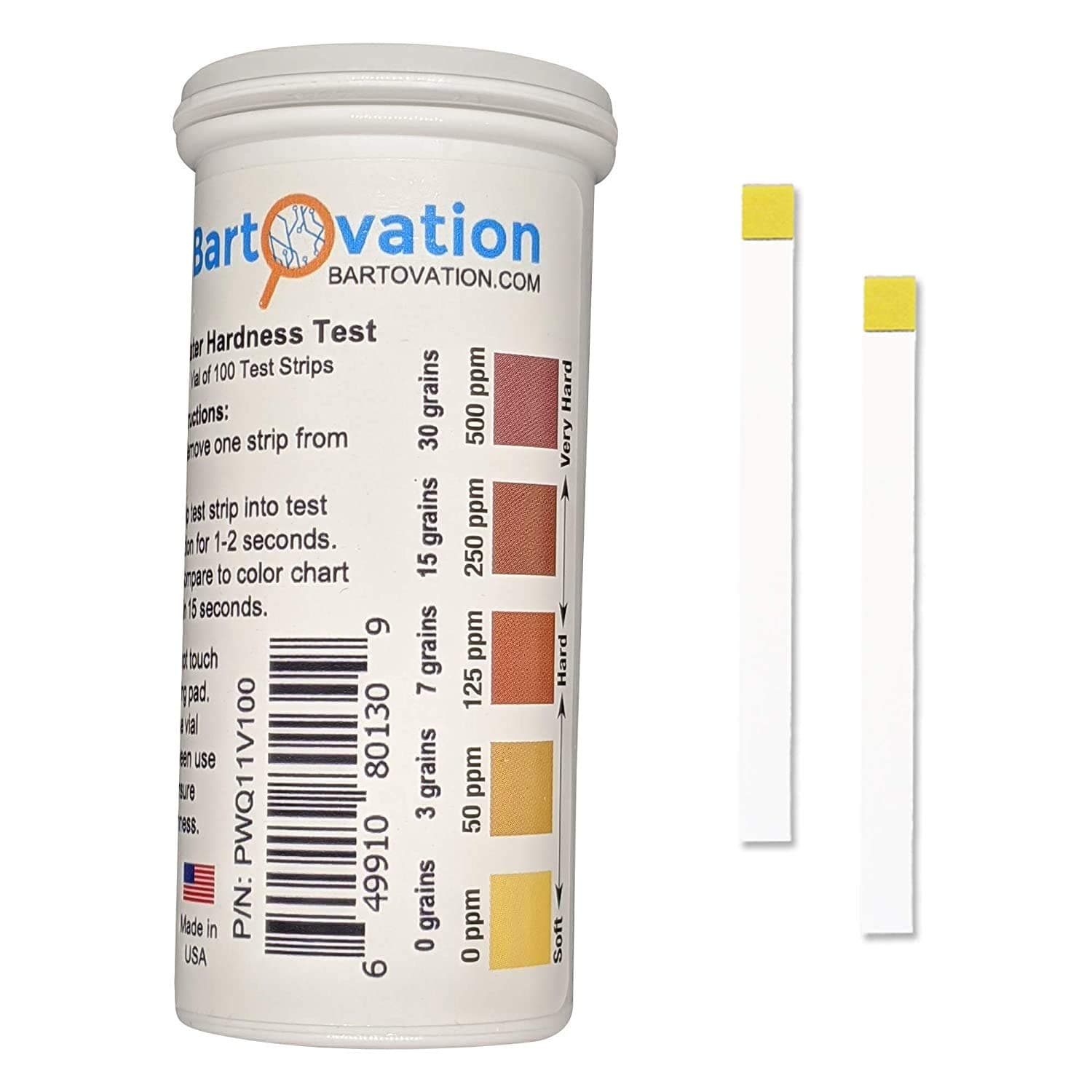 Total Water Hardness Test Strips 0-500 ppm