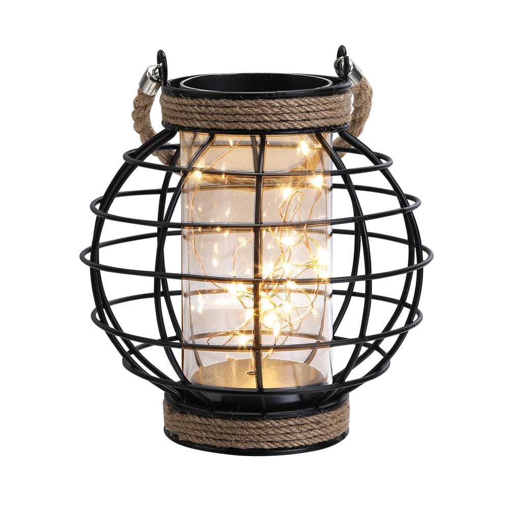 Metal Cage LED Black