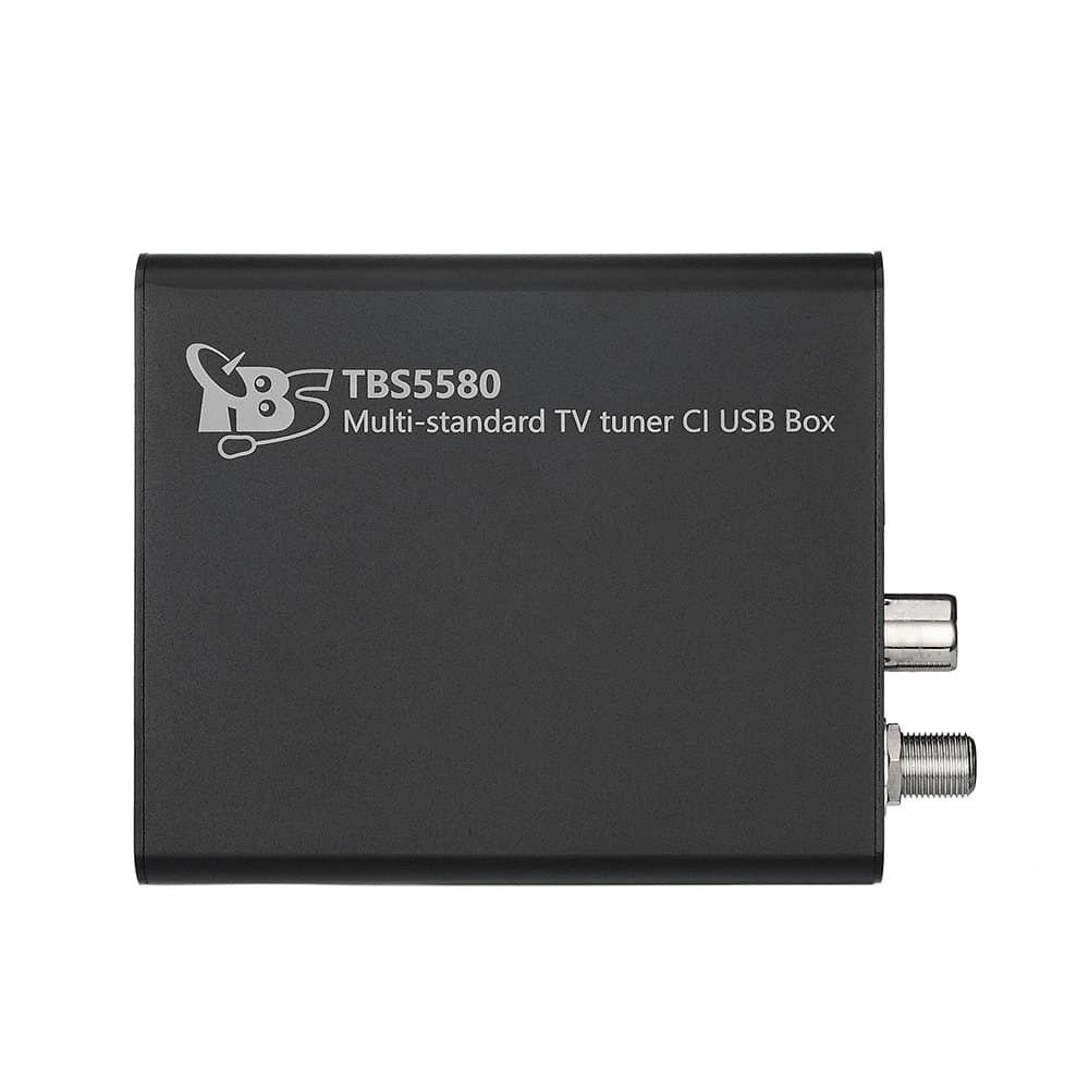 TBS5580 DVB-S2X/ S2/ S/ T2/ T/ C2/ C/ISDB-T Digital TV Tuner USB Box With CI Slot for Live TV/Window/ Linux/HTPC/ IPTV Server