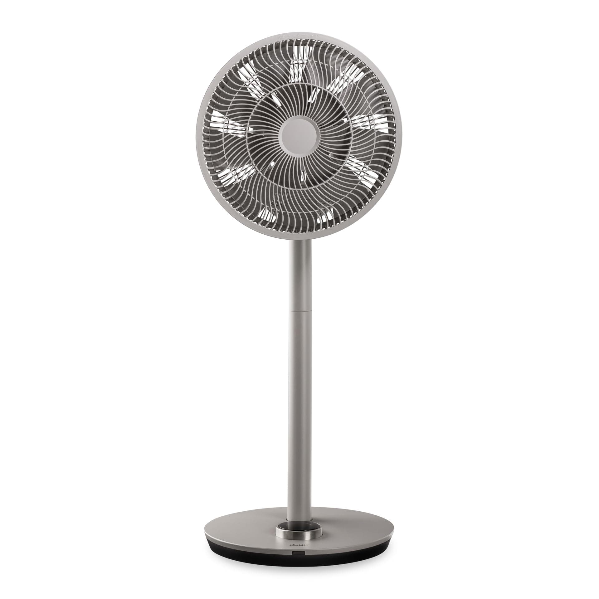 Duux Whisper Flex Smart standing fan | Control via remote control & smartphone | Height adjustable 51-88cm | Quiet fan with night mode and timer | Authentic Grey | DXCF54UK