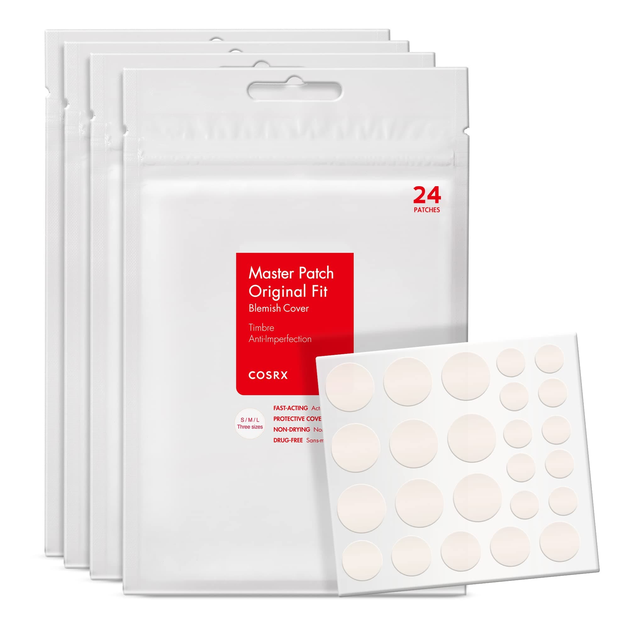 Cosrx Acne Pimple Master Patch, 4sheet*24patches