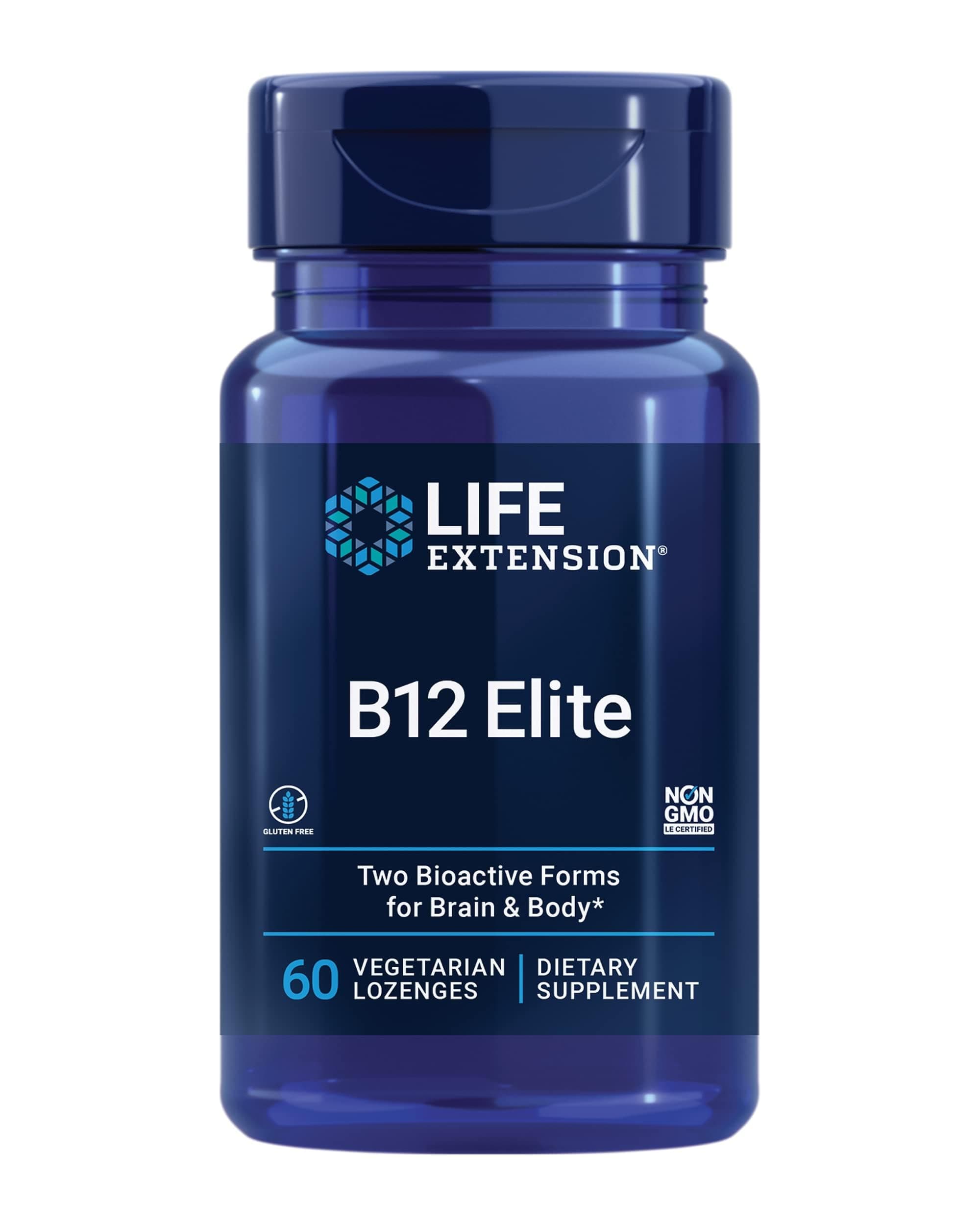 Life Extension, B12 Elite, 60 Vegetarian Lozenges
