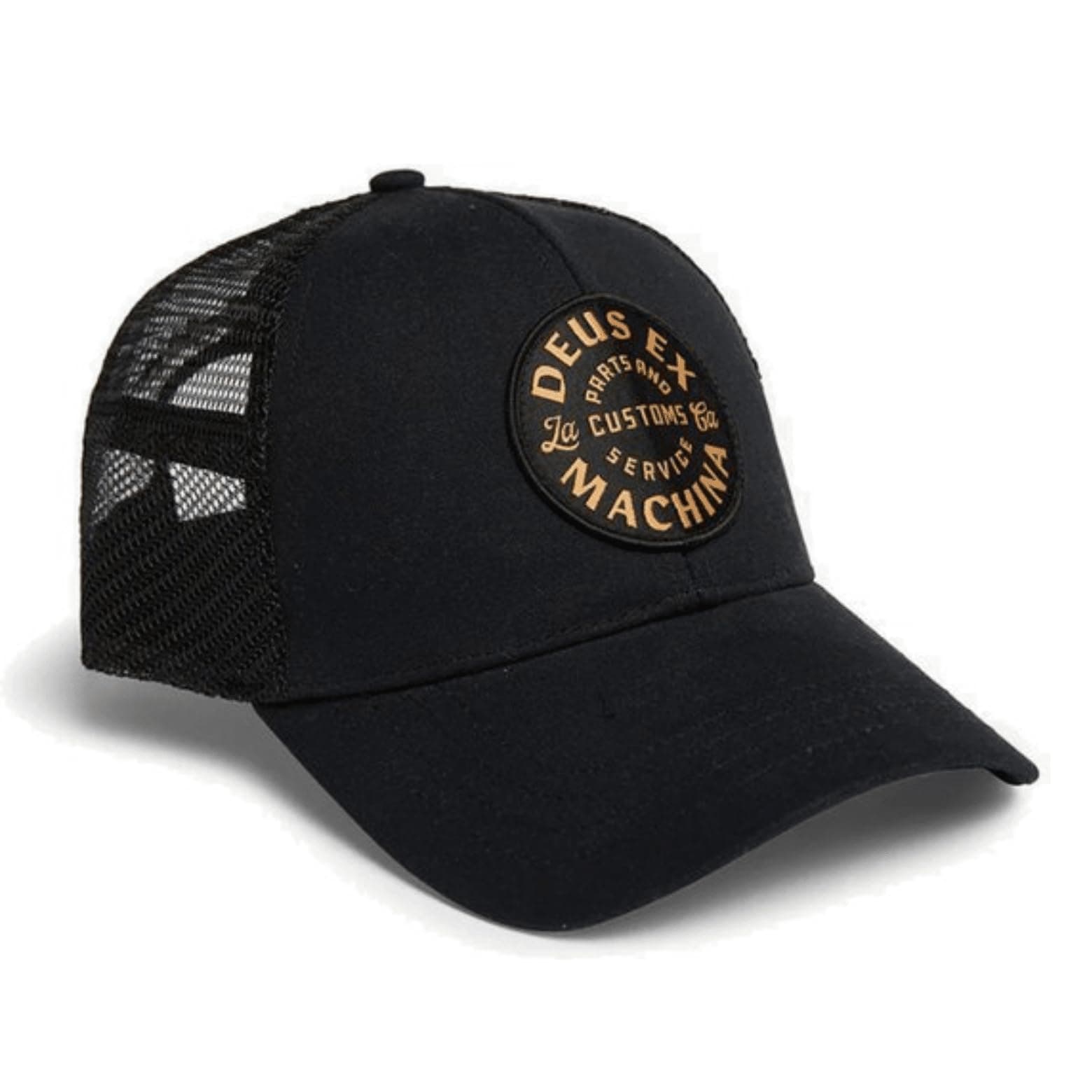 Deus Eclipse Trucker Cap - Black, black, One Size Fits All