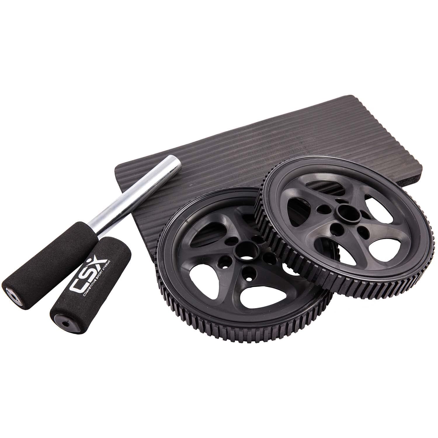 CSXDual abdominal Roller wheel with knee pad