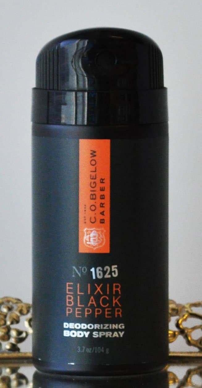 C.o. Bigelow Barber Elixir Black Pepper Deodorizing Body Spray No.1625 3.7 Oz.