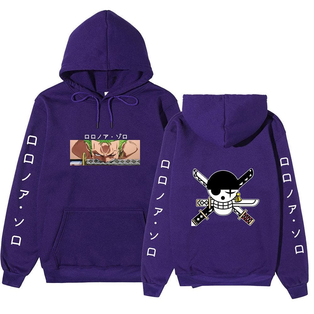 Xofrone One Piece Monkey D Luffy Creative 3D Anime Printed Hoodies for Men