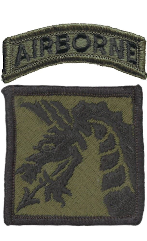18th Airborne Corps Patch Subdued with Airborne Tab