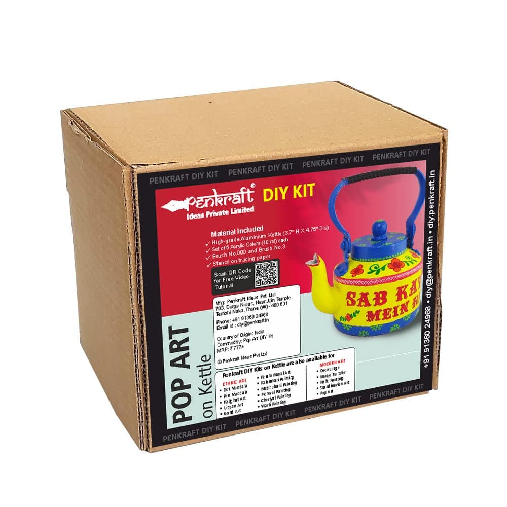 Penkraft Pop Art on Kettle DIY Kit | Free Video Tutorial