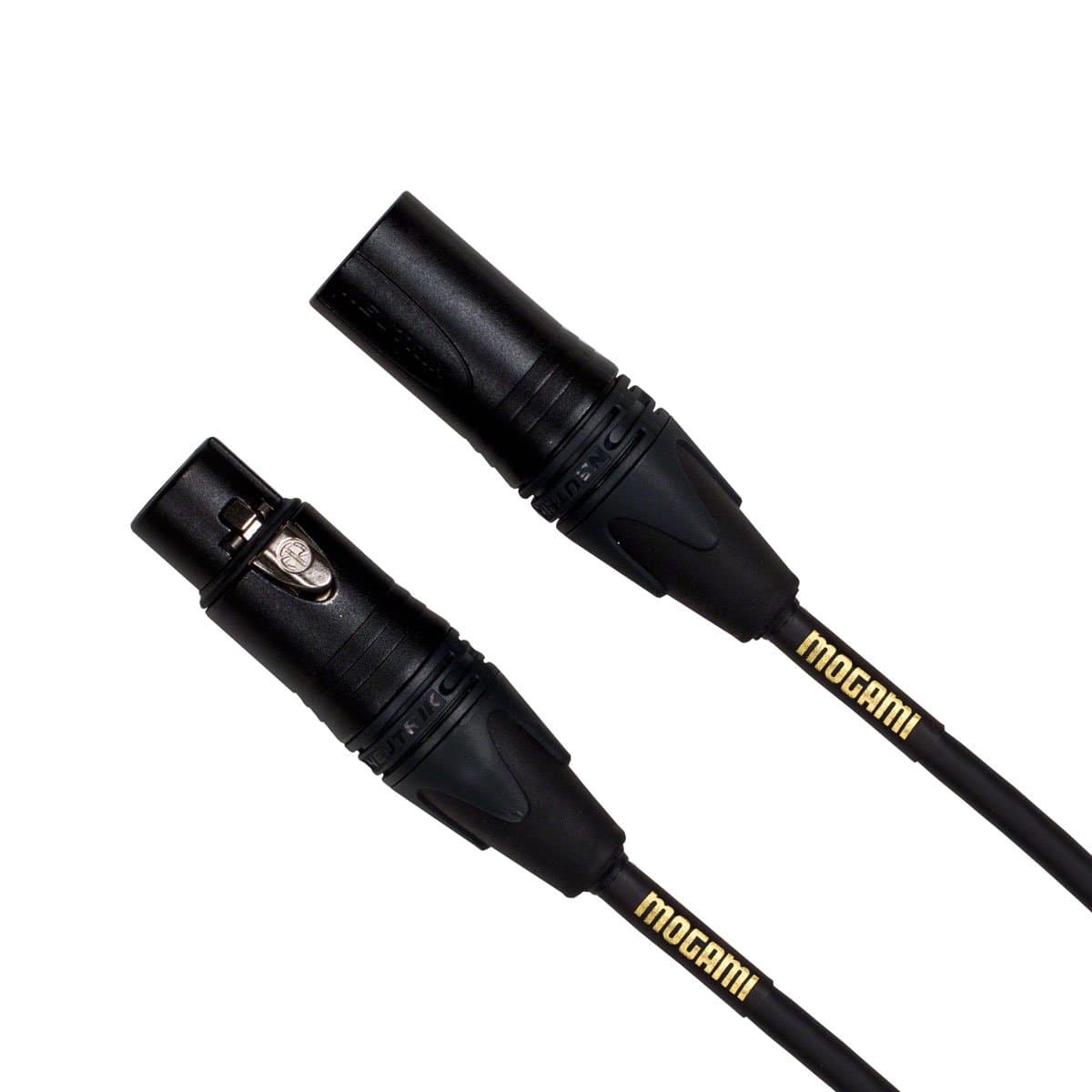 Gold Studio 03 XLR to XLR Quad Conductor Patch Cable 3 feet with Gold Contacts, XLRM-XLRF Connectors, Pro Audio Noise-Free