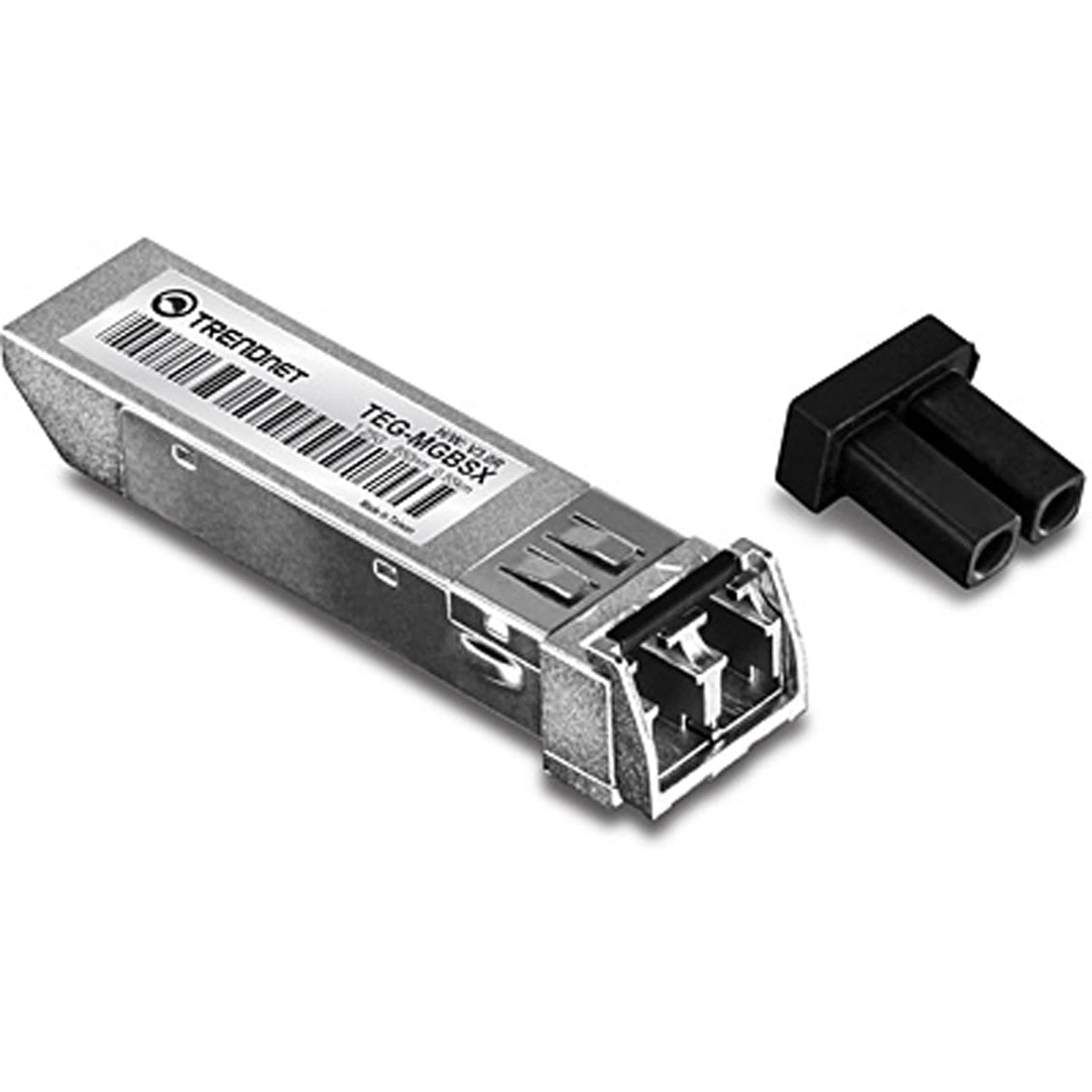 SFP Multi-Mode LC Module, Up to 550m (1804 Ft), Mini-GBIC, Hot Pluggable, IEEE 802.3z Gigabit Ethernet, Supports Up to 1.25 Gbps, Lifetime Protection, Silver, TEG-MGBSX