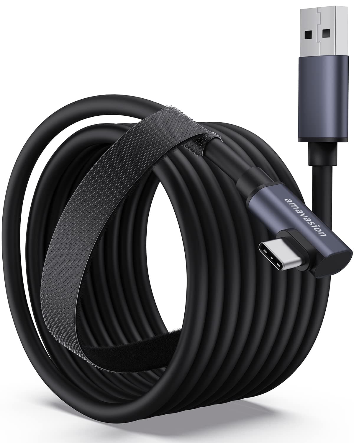Amavasion Link Cable 16FT Compatible with Meta Quest 3/ Meta Quest 3S Accessories Oculus Quest 2 Accessories/and PC/Steam VR,Super High Speed PC Data Transfer USB 3.0 to USB C Cable for VR Headset