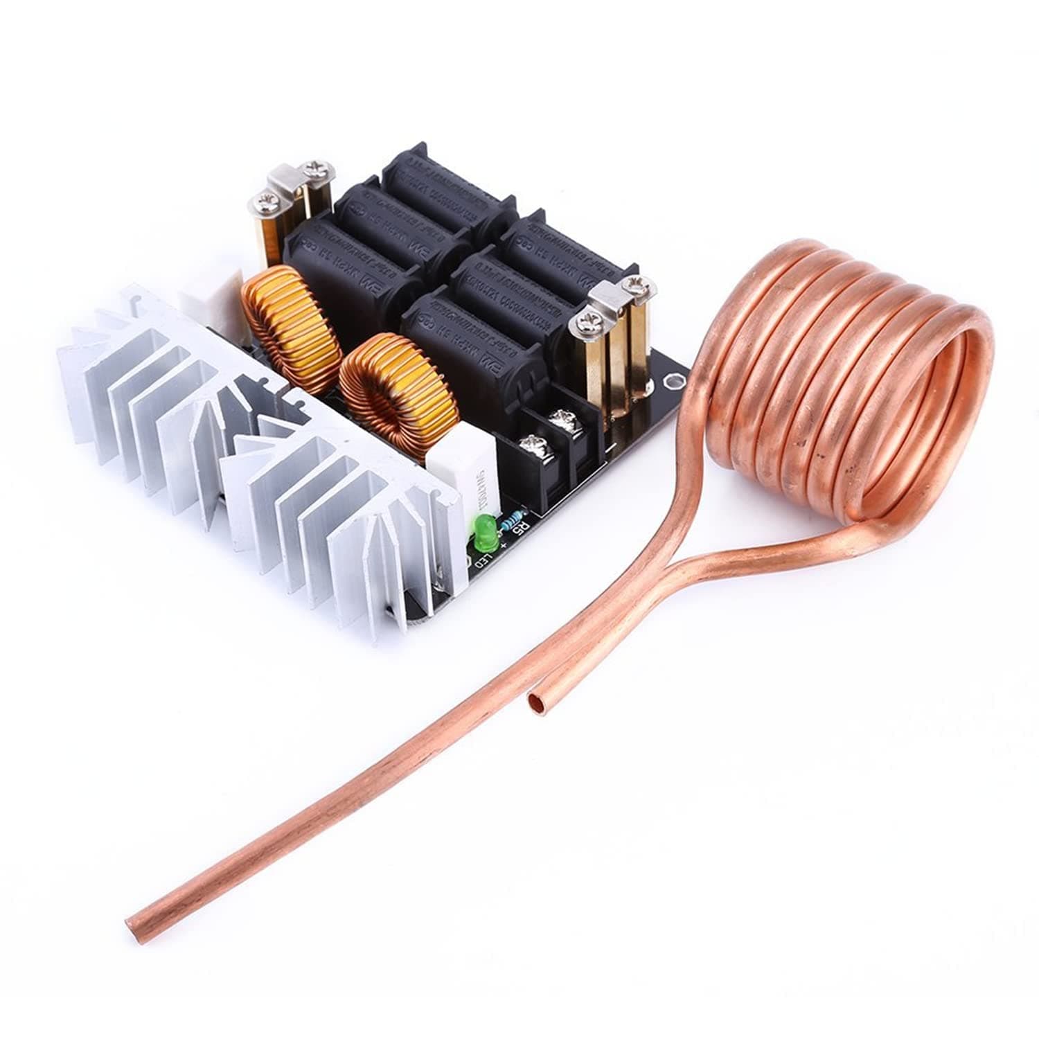 Yosoo 1000W Low Voltage Induction Heating Board Tesla Coil Module 12V-48V Flyback Heating Driver DIY