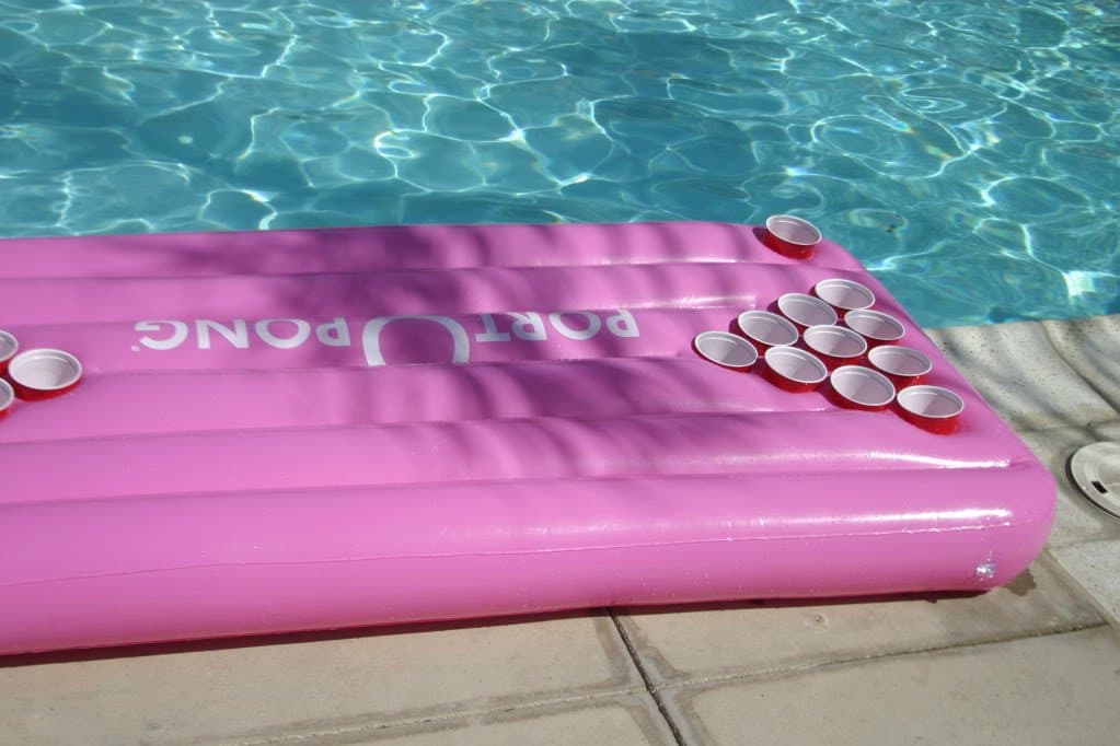 PortOPong Inflatable Pool Game - Pink