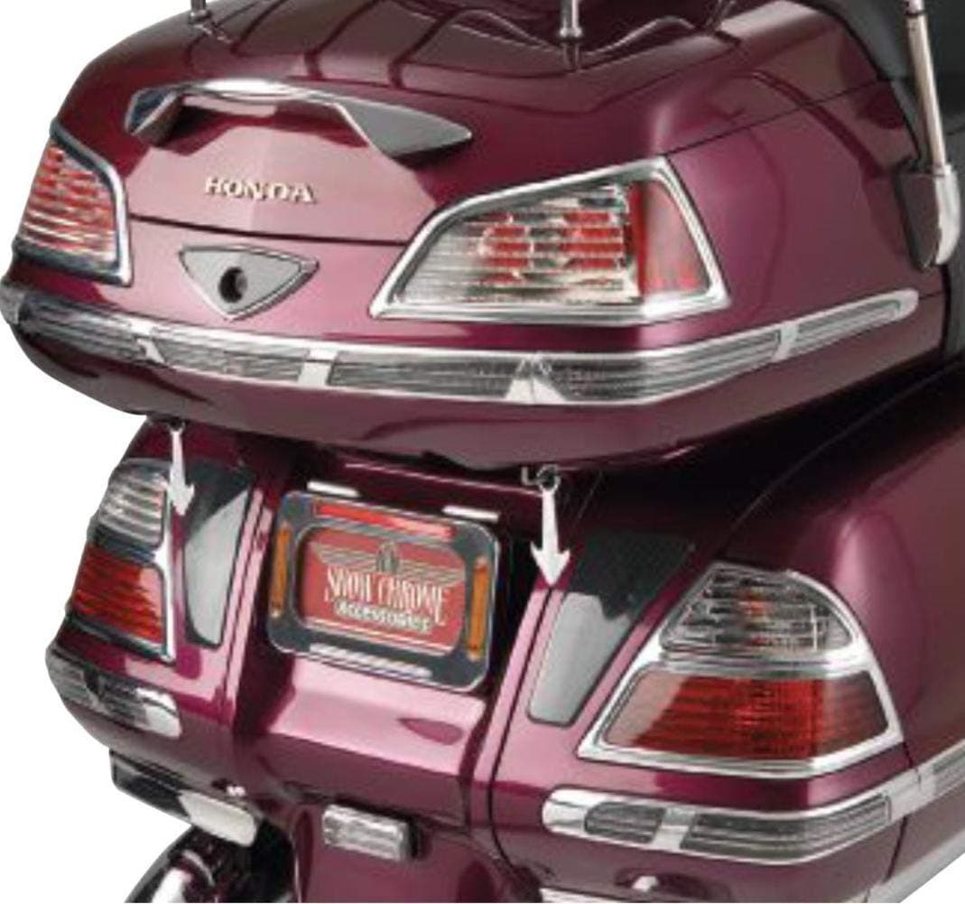 Show Chrome Accessories LED Saddlebag Light Set (Chrome) Compatible with 01-10 Honda GL1800