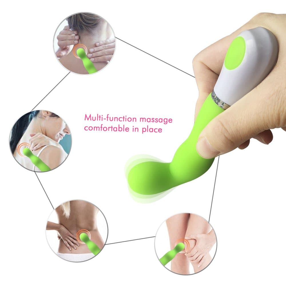 Wand Massager | Waterproof | AAA+ Rechargeable | Multi Speed + Patterns | Powerful Vibrating Cordless Massage Wand