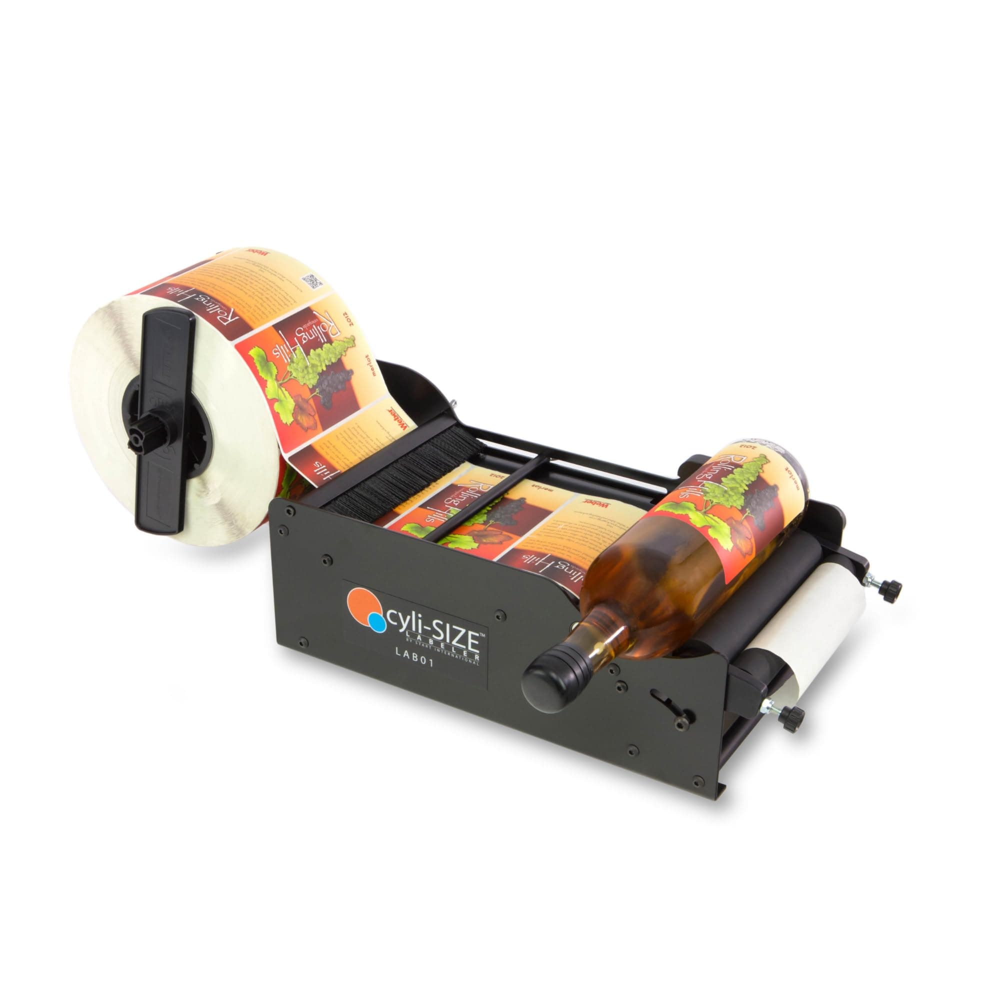 START International LAB01 Manual Bottle Label Applicator