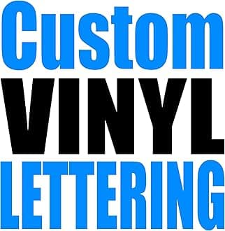 Custom Vinyl Lettering (12 inch Tall)