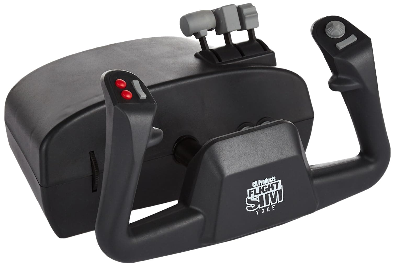 CH Products Flight Sim Yoke USB ( 200-615 ), Black