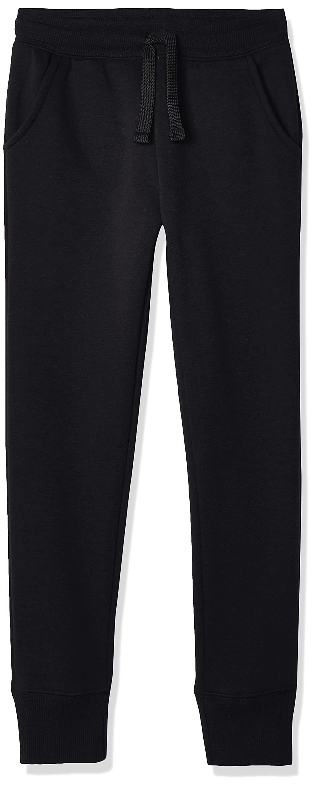 Girls and Toddlers' Sweatpants with Elastic Waist and Drawstring, Multipacks