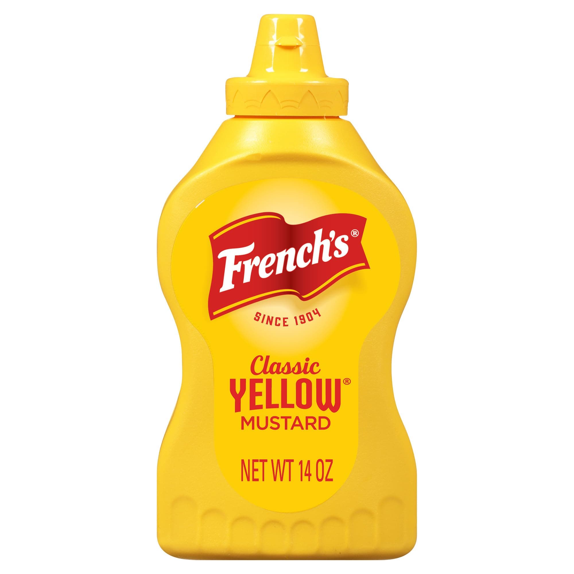 French's Classic Yellow Mustard, No Artificial Colors, 14 oz