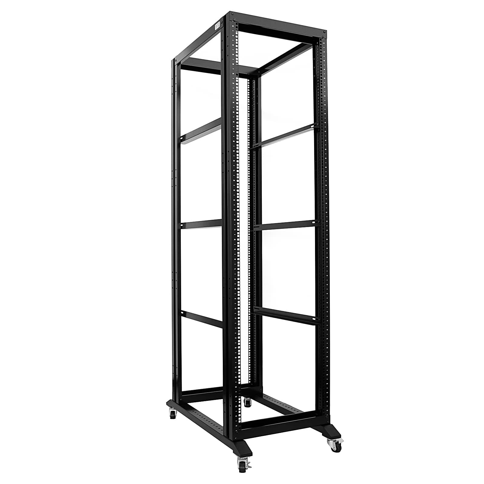 42U 4 Post Open Frame 19inch Server/Audio Steel Rack 31inch Deep Aluminum UL Certified