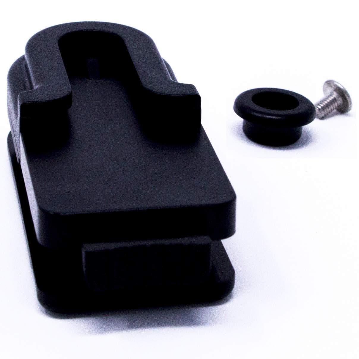 Belt/Saddle/Purse Quick-Release Transmitter Holder for Educator Remote Dog Training Collars,Black