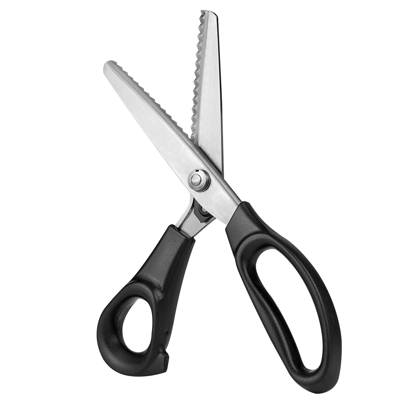 EORTAPinking Shear 5 mm Triangle Serrated Edges Stainless Steel Zig Zag Scissor Professional Tailor/Dressmaking Sewing Tool for Fabric Cloth Lace Paper