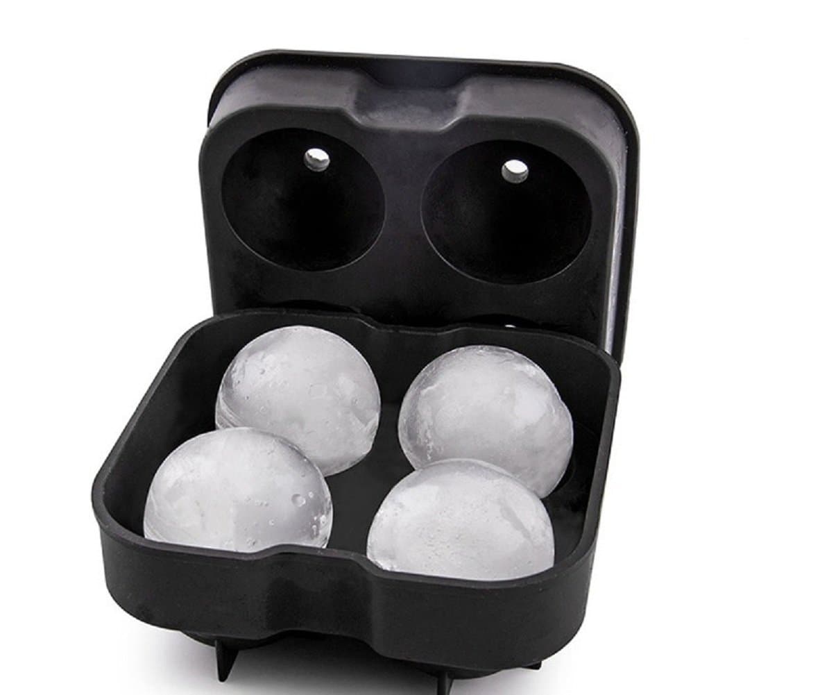 Silicone ICE Ball Maker Round Sphere Tray Cube Mold For Whiskey Cocktails Party