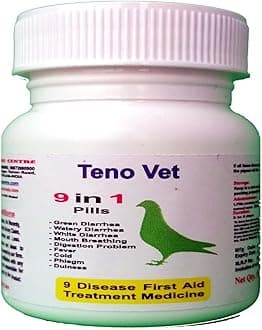 7 in 1 Pills || Cover 8 Disease || Small Bird Medicine || Pigeon Medicine || Pigeon Products || Pet Supplies || PDX Bird (100-Pills)