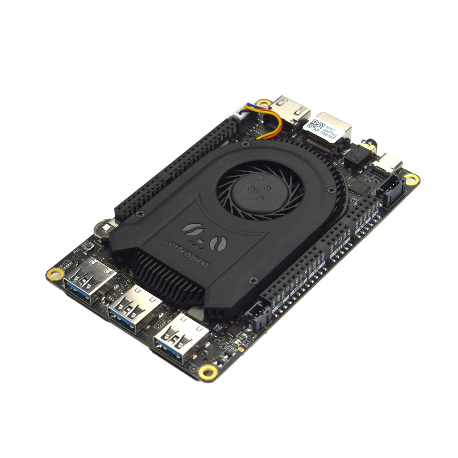 LattePanda 3 Delta x86 Single Board Computer | Intel N5105 Quad-Core Windows 10/11 SBC | Built-in Arduino Coprocessor | 8GB RAM 64GB eMMC | Wi-Fi 6, 2.5GbE, Dual M.2 | For IoT, Robotics & Edge AI