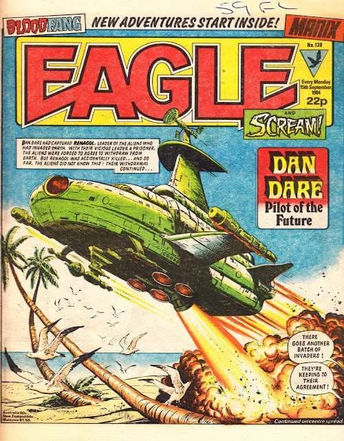 Eagle (2nd Series) #130 FN ; IPC comic book | Dan Dare And Scream Bloodfang