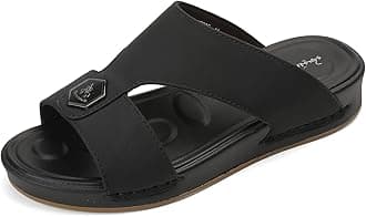 CaretticOArabic Slippers Men's Sandal Light Weight Slip On Ultra Soft Massage Grip Breathable Medical Water Proof Traditional Outdoor Arabic Sandals for Slippers Men