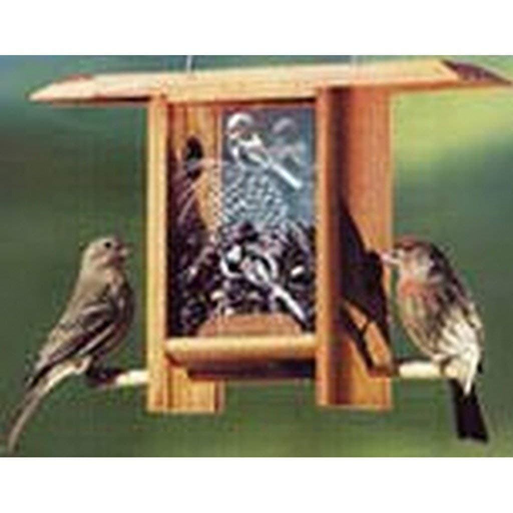 Songbird Essentials Chickadee Pine Cone Teahouse Bird Feeder