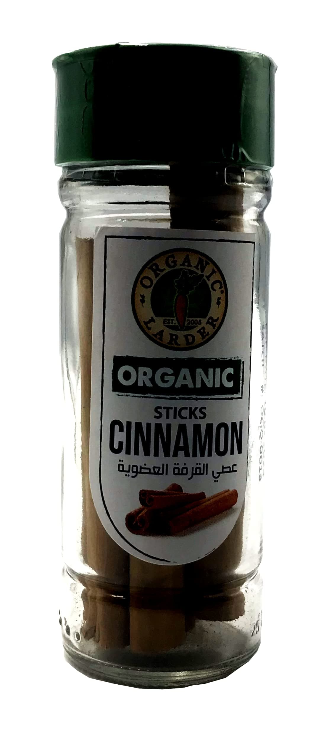 ORGANIC LARDER ORGANIC CINNAMON STICKS 30G