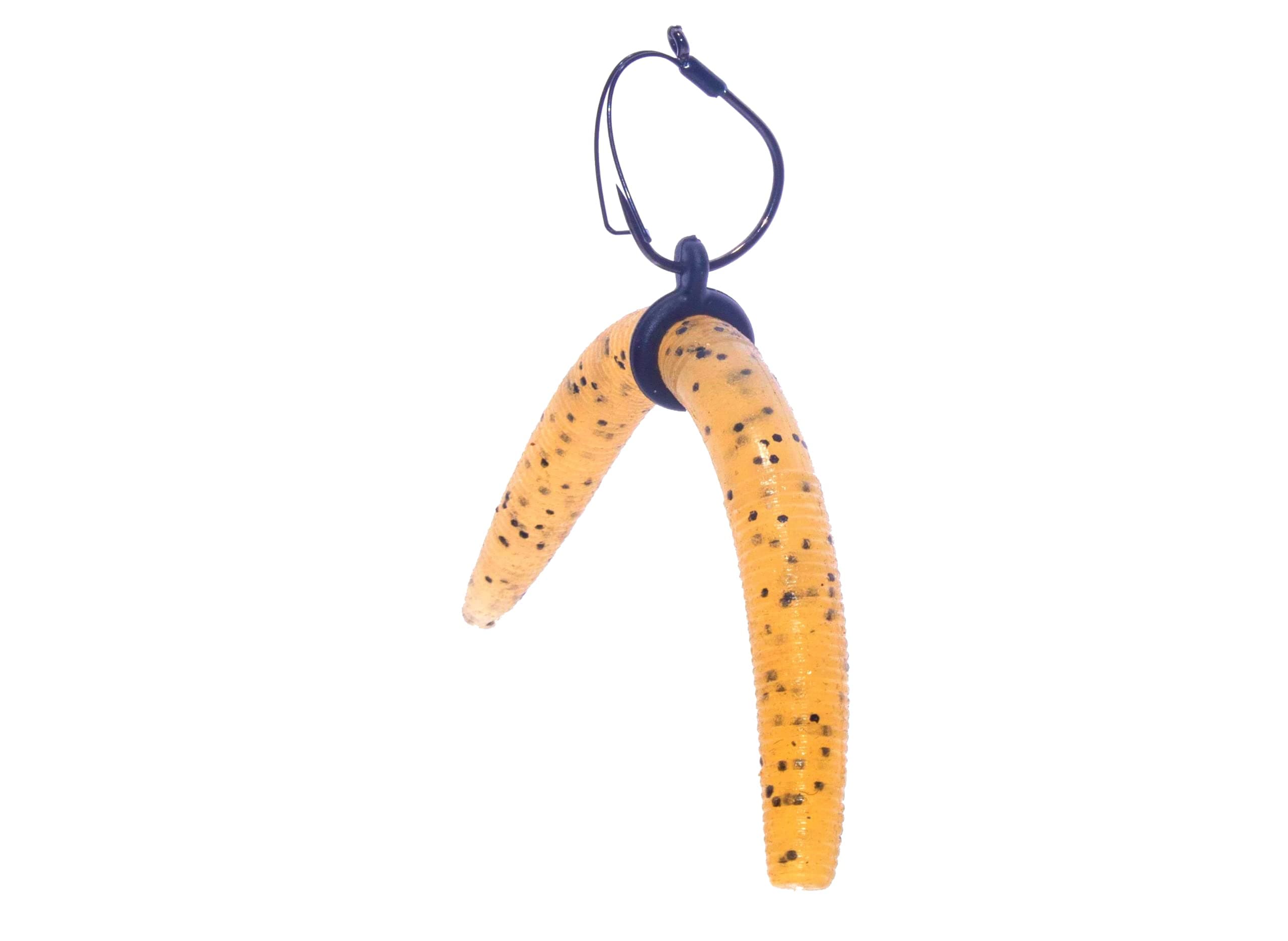 Sink-O-Ring Wacky Rig Kit O Ring NO Tool Needed Use Senko Worms Fishing Hooks O-Rings Easy to Rig Saves Time and Money (1/4", 3/8" OR 5/8" Black)