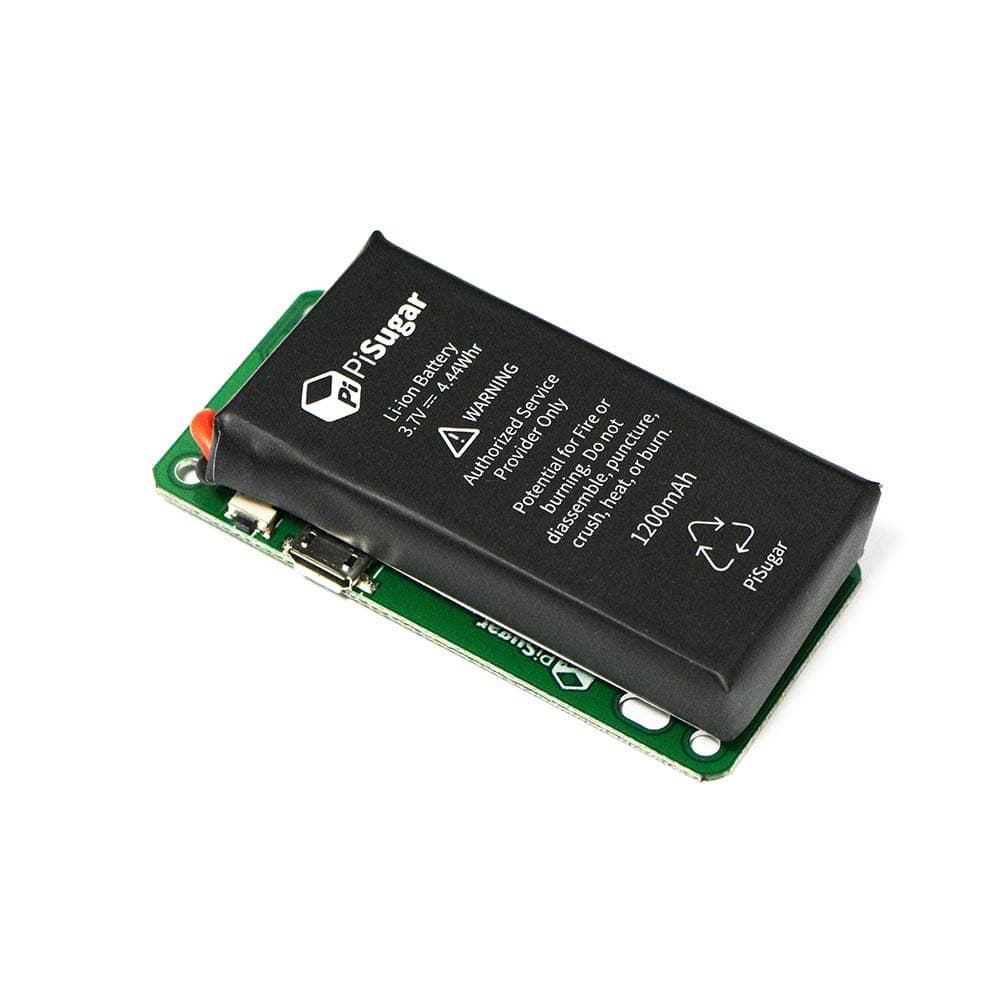 Pisugar 1200 mAh Lithium Battery Power Module for Raspberry Pi-Zero, Pi-Zero W/WH Model Accessories