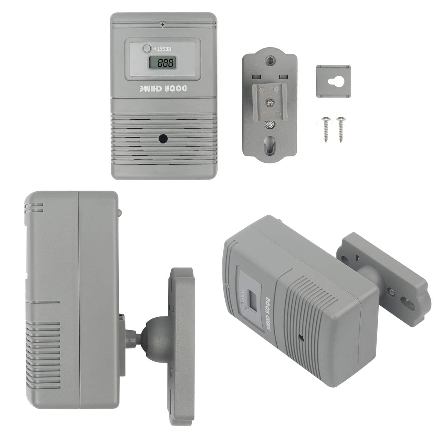 People Counter Visitor Counter with Music Chime Function Wireless, 36 Changeable Rintone Customer Counter for Retail Store Traffic Counter