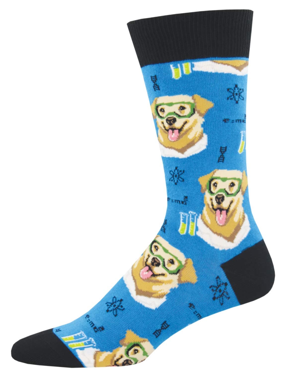 Socksmith Mens Novelty Crew Socks Science Lab - One Size