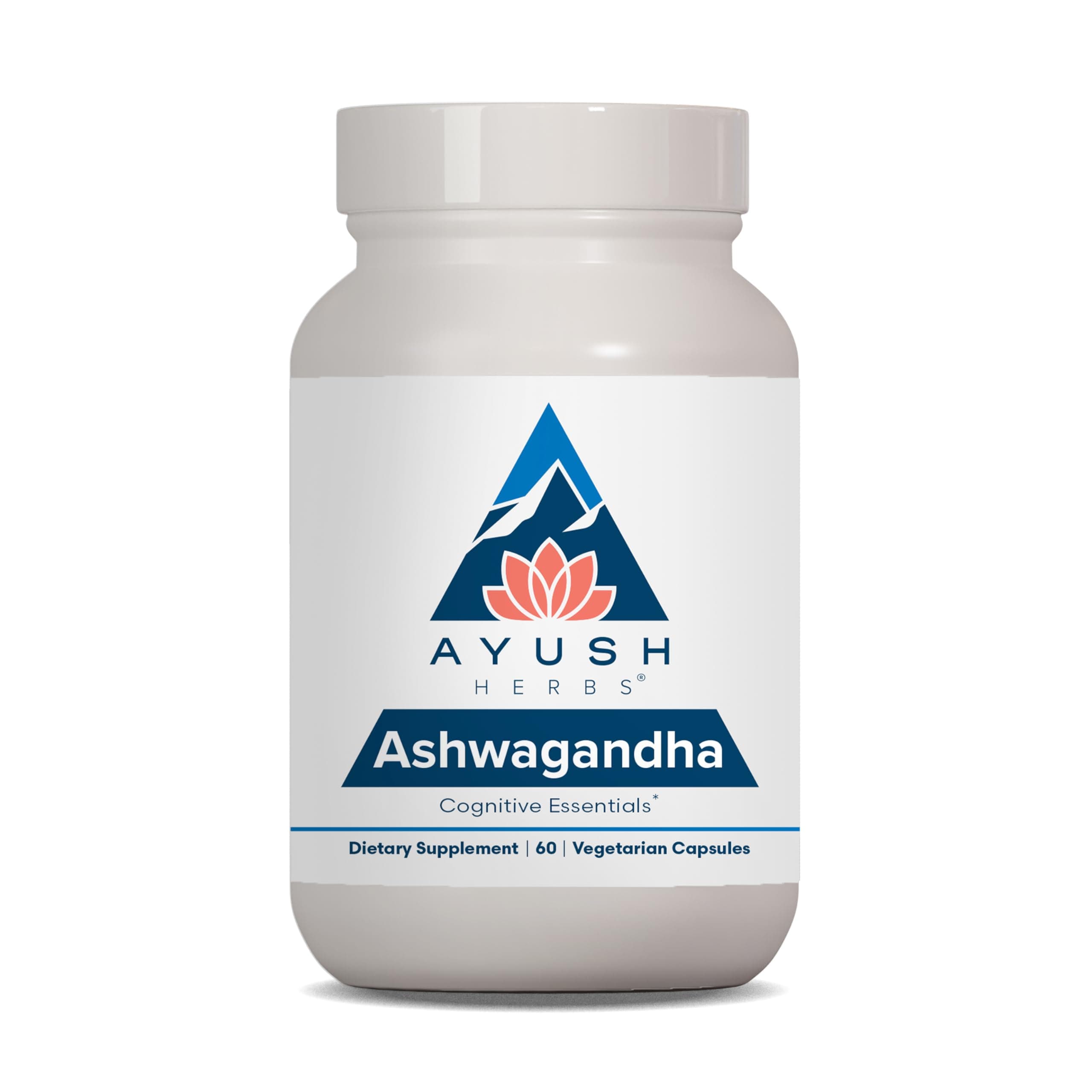 Ashwagandha Capsules - Ashwagandha for Men & Women, Ashwagandha Supplements, Pure Ashwagandha Root Powder for Stress, 500mg per Pill - 60 Servings