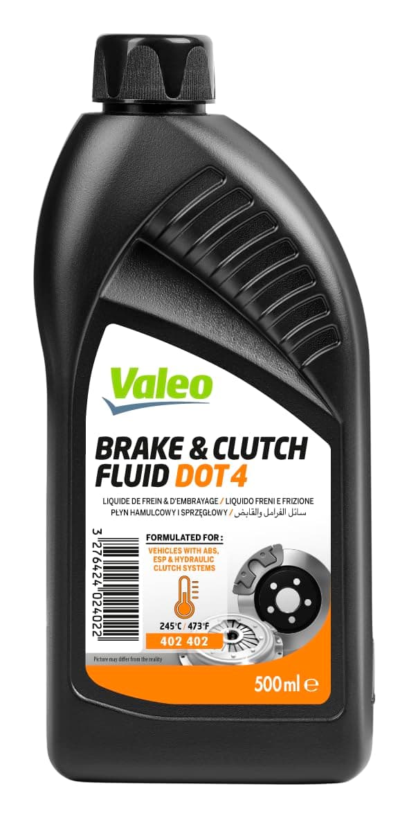 Valeo BRAKE SYSTEMS Brake Fluid 402402, DOT specification: DOT 4, Content [litre]: 0,5, Packing Type: Bottle